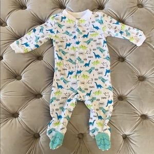 Carter’s Dino Footed Pajama - 3-6 months